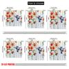 2 Stück, 2D-Flachdruck Beliebte Vorhangpaneele Kolibri-Harmonie (2) Vielseitig 100% Polyester (ohne Stange) Geschenke Ldeal für