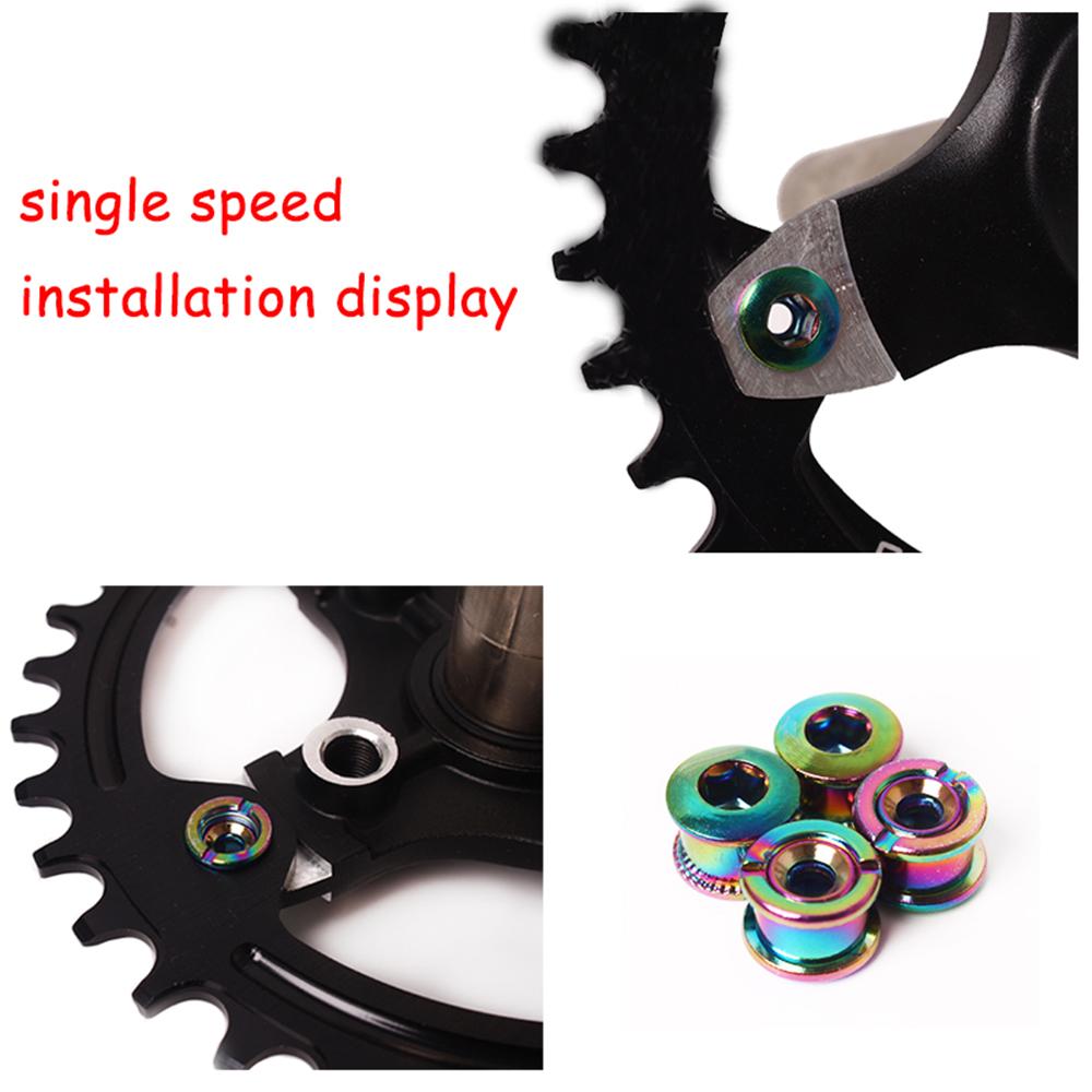 Bicycle Crank Chainwheel Road Bike Bike Parts Crankset Bolts Disc Plate Nail Screws Chainring Bolt