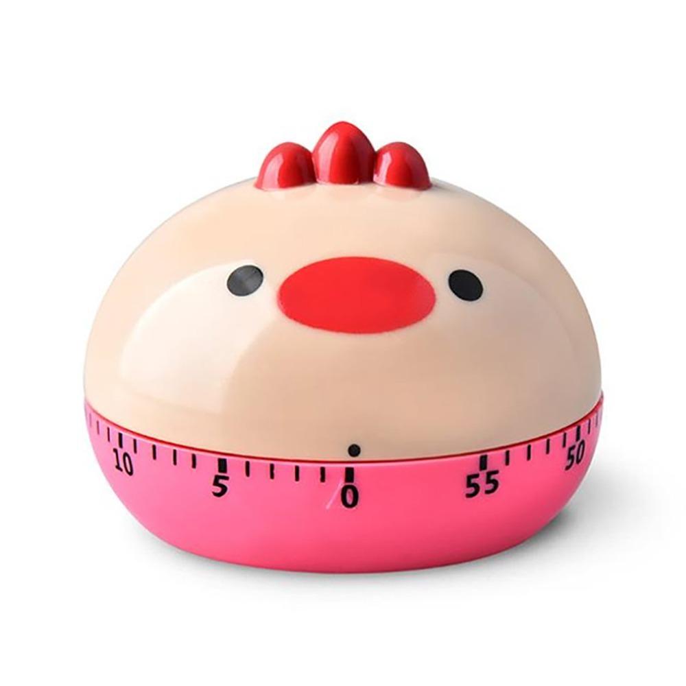 Mechanical Driven Cartoon Kitchen Timer Hand Use Animal Shape Timer Kitchen Cooking