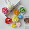 3 Sizes 3D Rose Silicone Candle Mold DIY Aromatherapy Flower Soap Resin Plaster Mould Handmade Craft Supplies