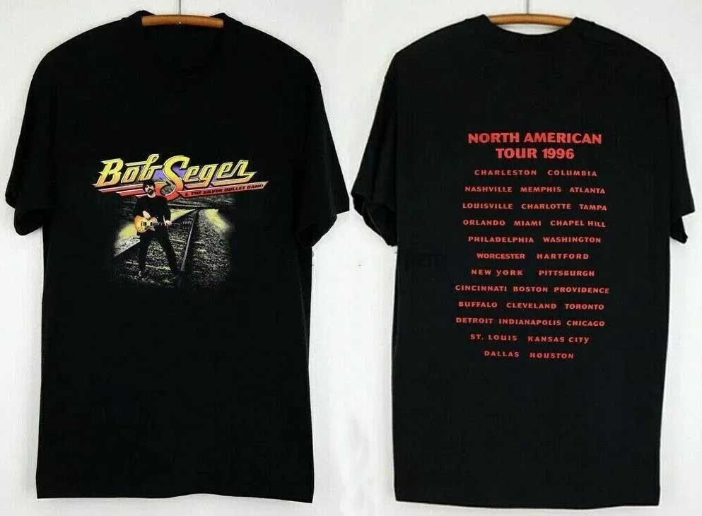 HOT!! Vintage 1996 Bob Seger North American Tour Shirt All Size S-4XL L