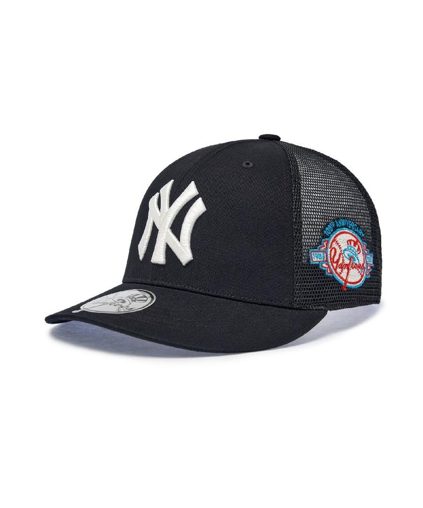 Emelbi Signature Patch Mesh Cap Ny (Black)