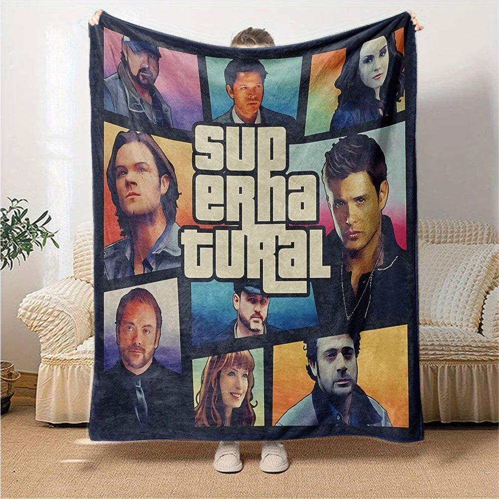 1pc Supernatural 20 Blanket Soft Warm Throw for Home, Office, Travel All Season Cozy Bedding Gift, Office Cozy Accessory