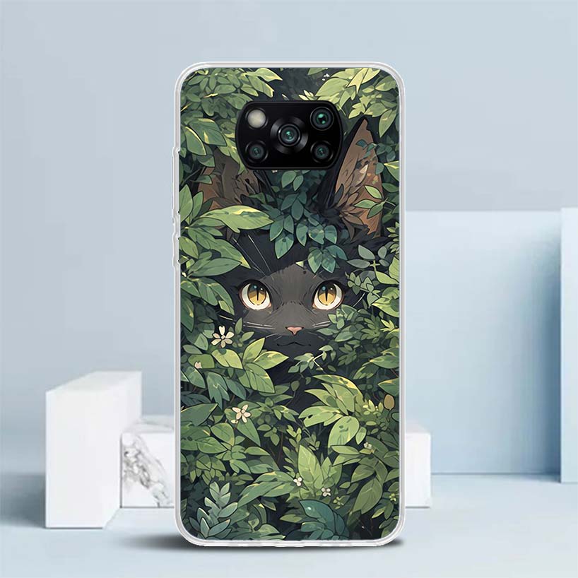 

Anime Cute Black Cat Meow Soft Cover for Xiaomi Poco F7 Ultra X7 X6 X5 Pro M7 Phone Case Redmi 15 15C 13 13C 12 12C 10 10C Print Redmi 15C (173)