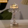 Transparente Tischlampe/Nachtlicht, Nachttisch-Umgebungslicht, Dekoration für das Schlafzimmer.