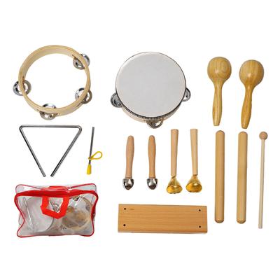 Orff-Instrumentenset, Musikalisches Schlagwerk, Kindergarten-Frühlernwerkzeug, Lehrmittel