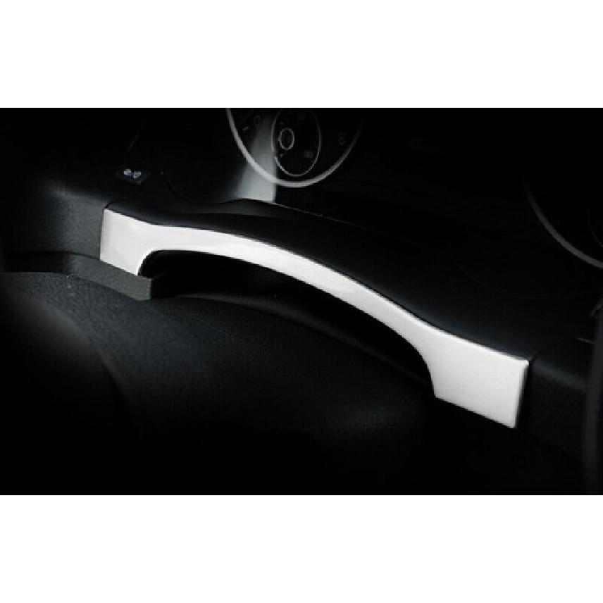 For Volkswagen Tiguan 2010-2016 Dashboard Panel Strip Cover Trim Silver Steel