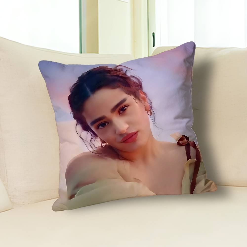 R-Rosalias Motomami Anime Celebrity Merchandise All-Match Printed Pillow Case Sofa Car Office Room Decoration Protector