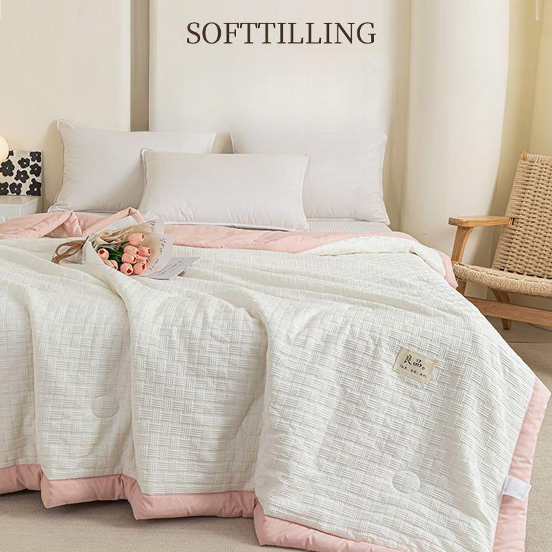 2025 Baumwolle Bedruckt Quilt Sommerdecken Queen Maschinenwäsche Weiche Bettdecke Einzel Doppel Decke Quilt für Kinder Erwachsene 200x230cm Hotel Reise