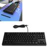 Daidai Computer Keyboard Wired Mechanical Red Shaft 87‑Keys STK130 for Game