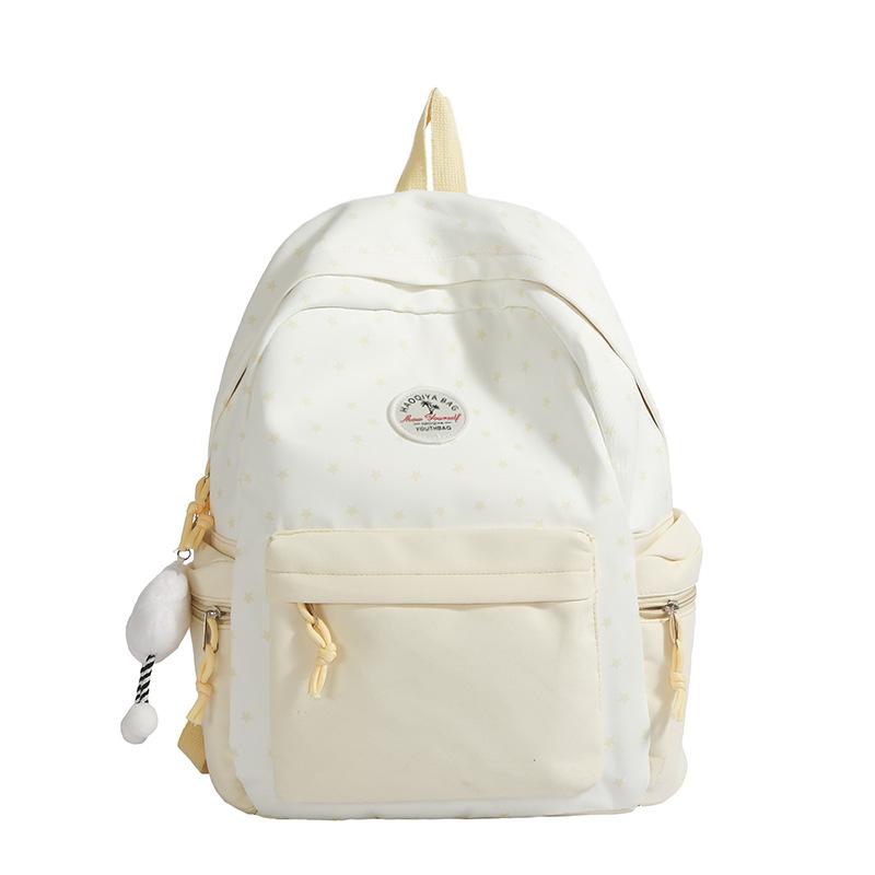 Schoolbag Sweet Mori Backpack Fresh Versatile Printed Backpack Simple Lightweight Large Capacity Student School Bag Casual