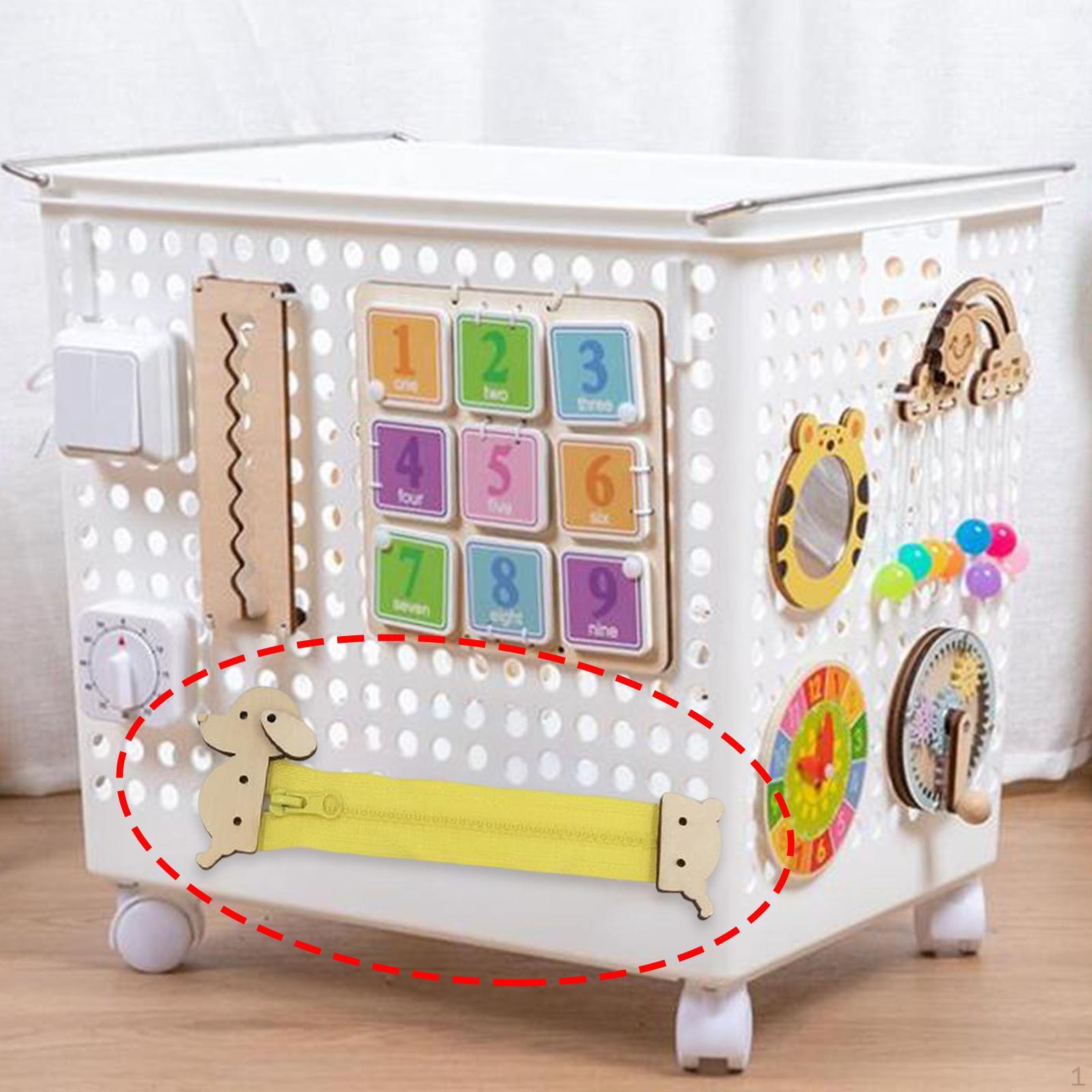 

Бизи-доска Аксессуары Игрушки для развития навыков Обучающие пособия Игрушки для раннего развития в подарок Yellow Dog