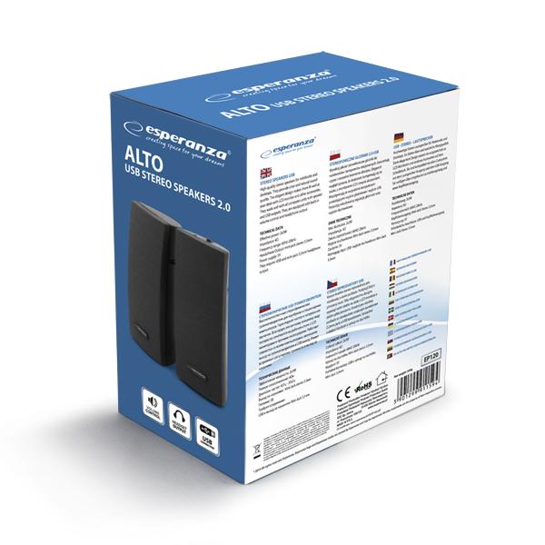 ES347 ALTO COMPUTER SPEAKERS 2.0 JACK USB