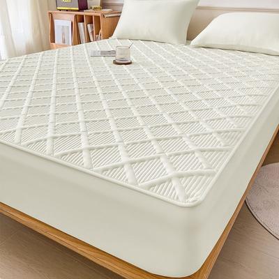 Mattress Protector Breathable 3D Air Queen Mattress Protector, Ultra Soft Cooling Mattress Cover Hypoallergenic Quiet Bed Cover