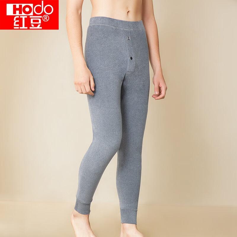 Hongdou Herren Fleece Thermohose mit Kniepolstern aus Wolle
