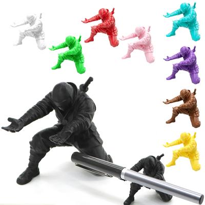 Ninja Pen Holder 3D Printed Samurai Pencil Stand Warrior Figurine Desktop Organizer for Office Desk Accessories Gag Gift for Men