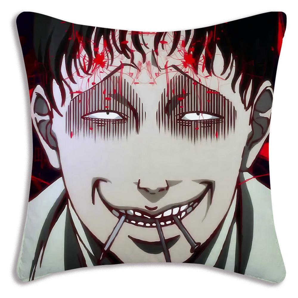 Classic manga For T-Tomie Pillow Covers Cartoon Sofa Decorative Home Double-sided Printing Short Plush Cute Cushion Cover
