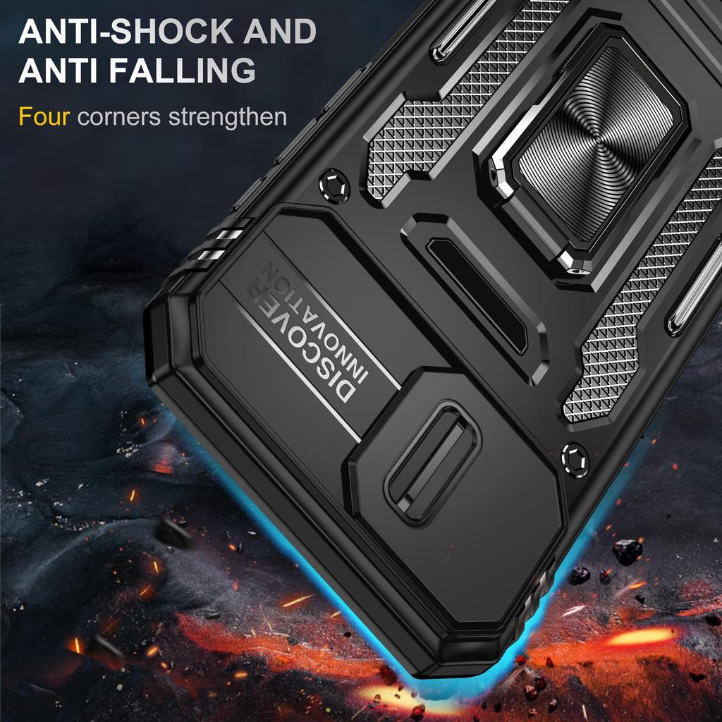 Luxury Shockproof Hybrid Rugged Hard Case Holder Phone Back Cover For Cell Phones