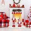 Christmas Gnomes Decorations Faceless Dwarf Tabletop Standing Gnome Toy With Telescopic Legs For Toddler Boys Girls Christmas
