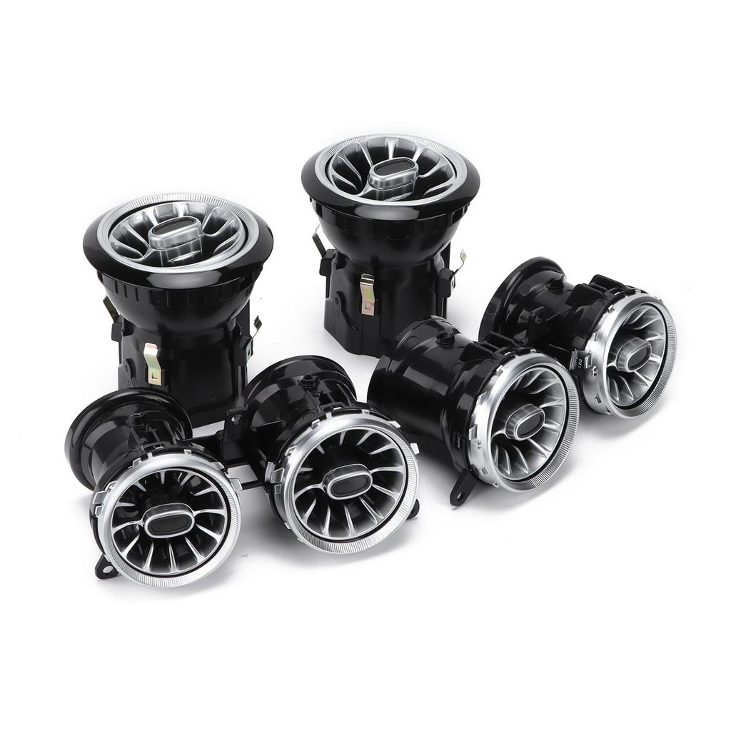 6 Stück 64 Farben LED Turbine Luftauslass Umgebungslicht Kit Ersatz für MercedesBenz E-Klasse W213