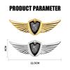 Car Sticker 2025 Hot 1Pcs 3D Metal Wings Emblem Car Side Mark Window Trunk Sticker Decal For Peugeot 207 3008 206 208 308 307 40