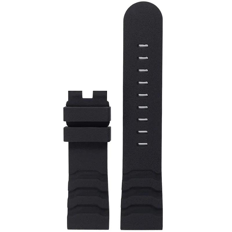 ONEFluoro Rubberen Band 24mm voor Luminox XS3749 3789 3741 3745 Heren Waterdichte Siliconen Band Armband Horloge Accessoires met logoMN