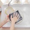 Pure Cotton Honeycomb Kitchen Towel Set - Easy-Clean, Hanging Loop, Waffle Weave Absorbent Dish Cloth.