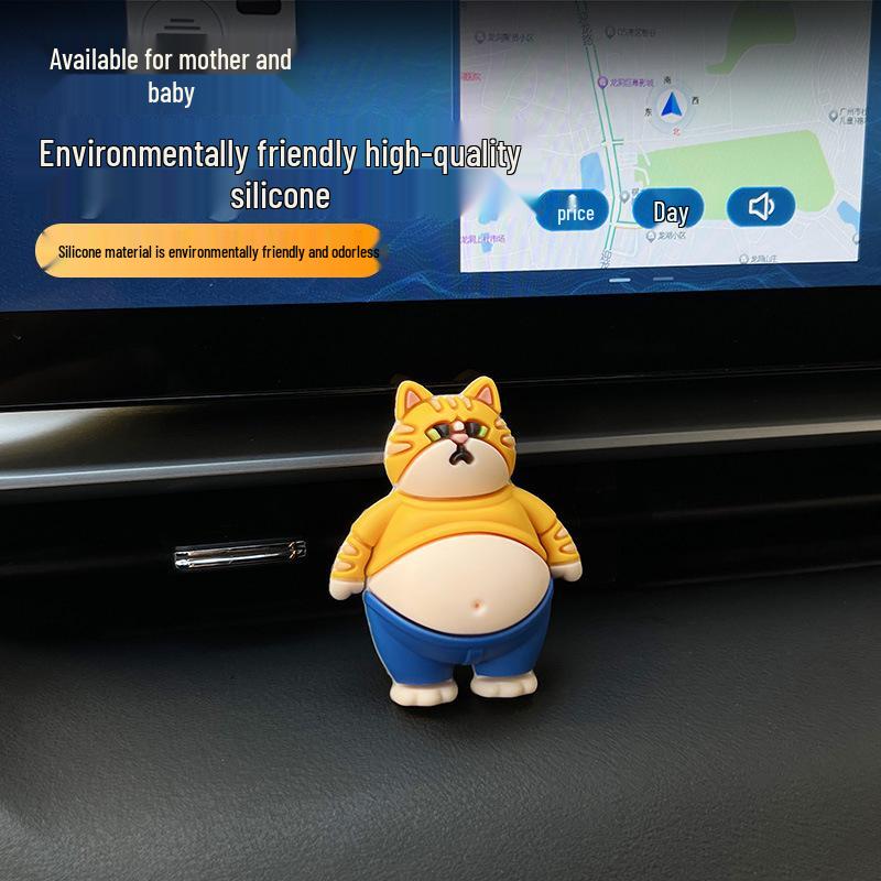 Charming Cartoon Car Air Freshener - Odor Eliminator & Long-lasting Scent Vent Ornament