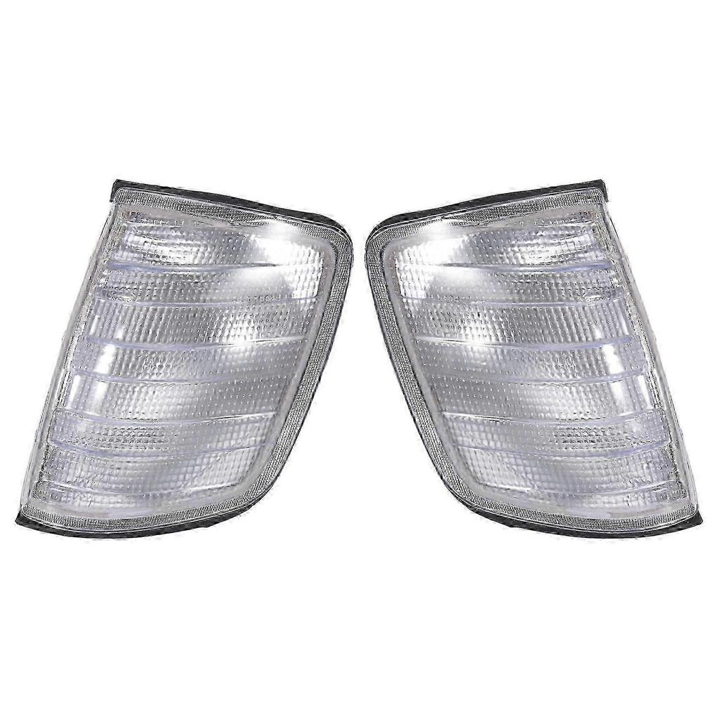 Car L+r White Corner Lights Turn Signal Lights For Mercedes W124 E-class Sedan 1985-95 1248260043 1248260143