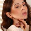 MamacitaSlay 15mm Three-Layer irregular CC Hoops high quality stainless steel earrings luxury jewelry Accessories for women