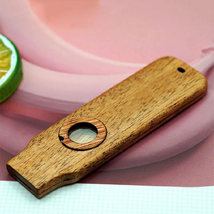 Professional Light weight Portable Kazoo Portable Musical Instrument Wood Kazoo Ukulele Guitar Partner for Kids Beginner