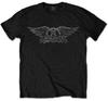 Aerosmith Vintage Logo Black T-Shirt NEW OFFICIAL