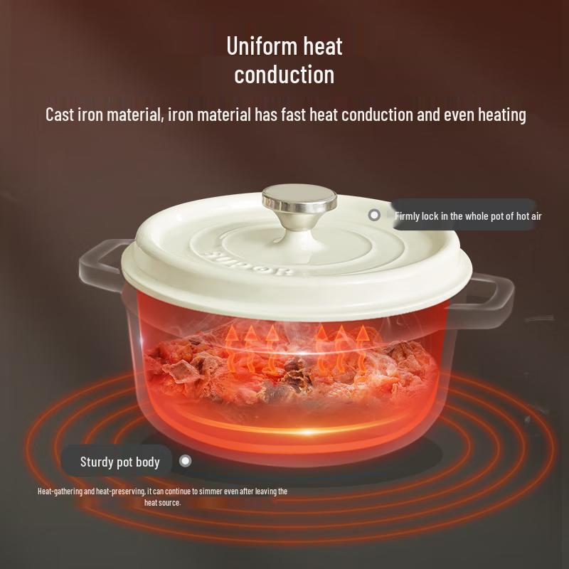 Supor Enamel Soup Pot
