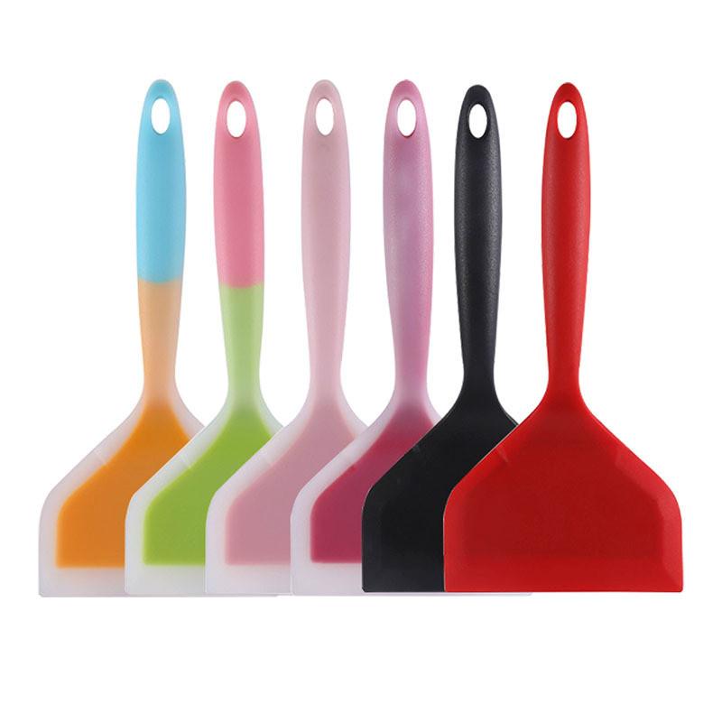 Non-Stick Silicone Spatula Home Kitchenware Cooking Utensils Beef Meat Cake Scraper Shovel Household Kitchen Accessories