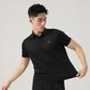 adidas Golf Three Stripes Logo Casual Breathable Quick-Dry Short Sleeve Polo Shirt Men Tops Black KD7255