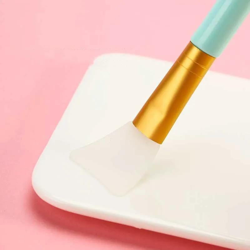5 Random-color Silicone Brushes for DIY Jewelry Making Tools Brush Mold Tool Brush Soft Head Silicone Film Adjustment Stick