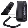 Wall Mount Landline Telephone Extension No Caller ID. Home Phone for Hotel y Family Business Telephone for Hotel and Family.(Black)