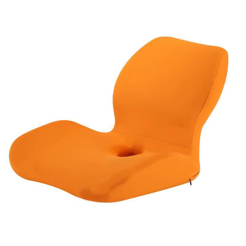 Home Office Chair Seat Cushion L-Shaped Integrated  Seat Cushion Memory Foam Seat Cushion Anti-Slip Bottom Hip Waist Support