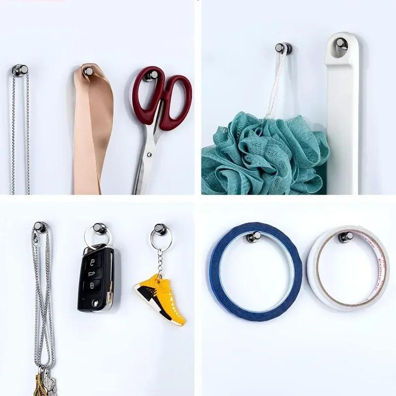 Small Metal Strong Magnetic Pushpins Whiteboard Fridge Magnet Sucker Thumbtack Power  Push Pins Office School Wholesale