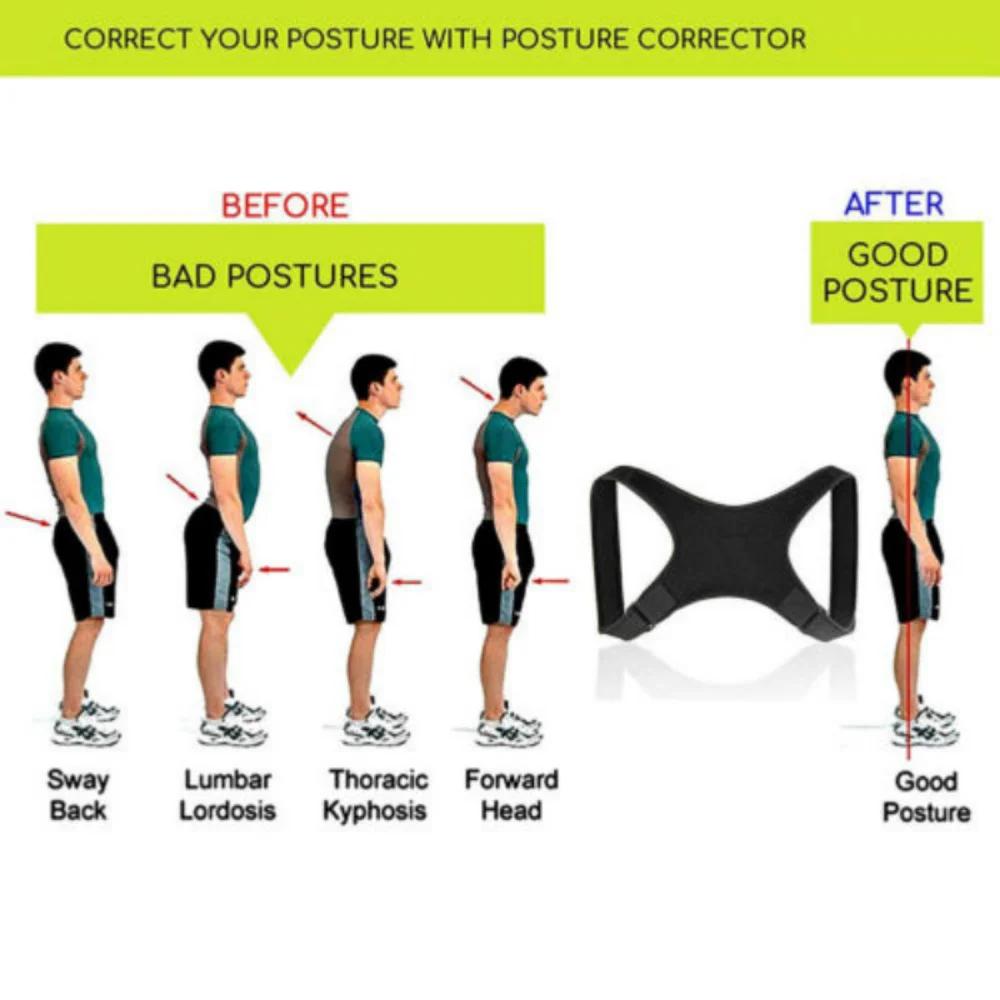 Durable And Safe Spine Posture Corrector Back Support Belt Shoulder Bandage Back Spine Posture Correction Humpback Band Corrector Pain Relief