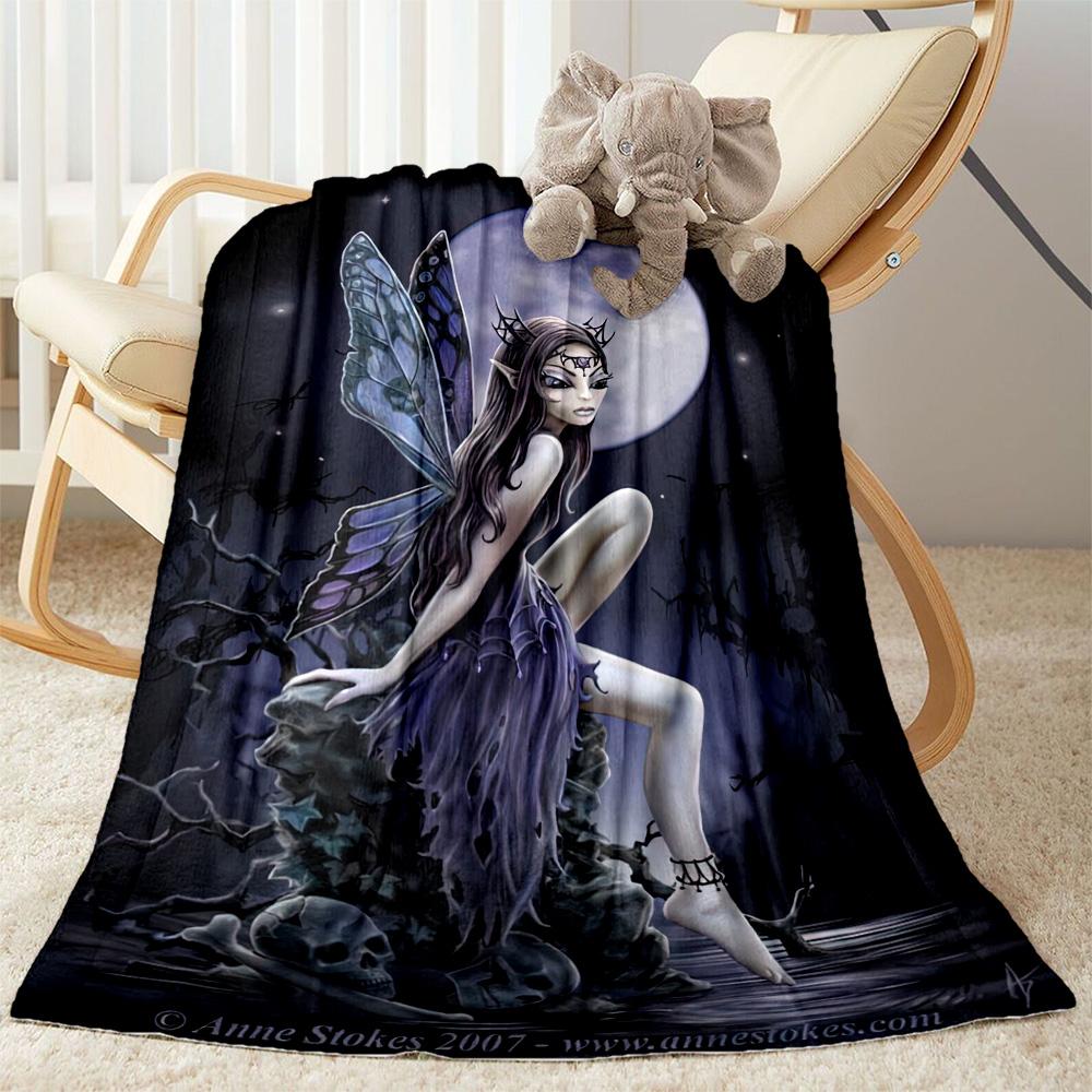 Gothic Style Blanket Durable Comfort Suitable for Office Chair Livingroom Chair Four Seasons Multipurpose Modern