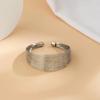 Vintage Gold Color Multi-Layer Opening Wide Cuff Bracelet for Women Punk Metal Adjustable Personality Bracelet Jewelry Gifts