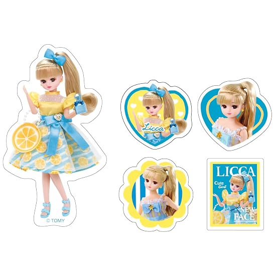 Furukawa Shiko Licca-chan Sticker Boxed Flake Stickers oshigoto Licca Boutique QSA343