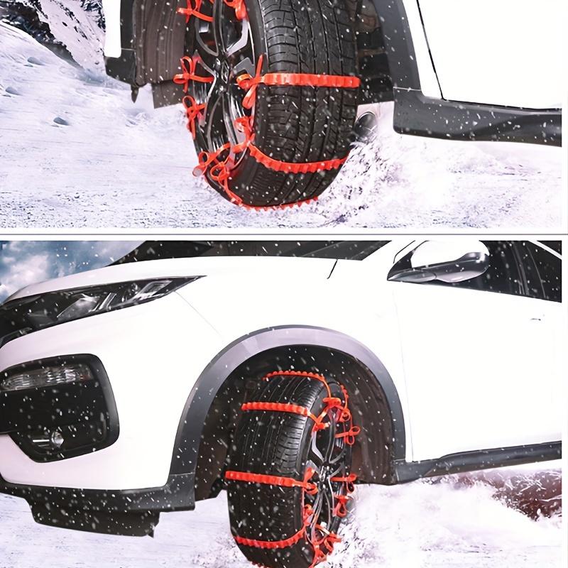 5 Stück Anti-Rutsch Schneeketten Auto Winterreifen Räderkette Winter Outdoor Schnee Reifen Notfall Anti-Rutsch Autozubehör