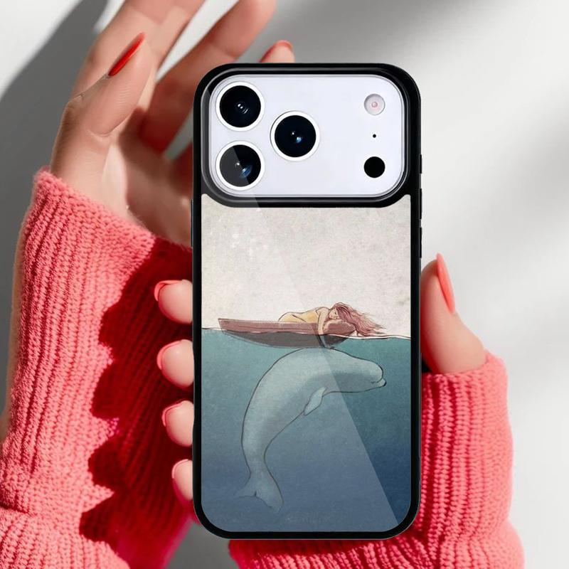 Killer Whale Orca Under Water Phone Case for iPhone 17 16 15 14 13 Pro Max Back Cover for 12 11 Pro Coque