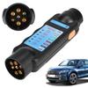 Universal 12v Trailer Tester 7 13 Pin Adapter Diagnostic Wiring Test Truck Check Accessories Light Tools Car Socket Plug U2z1