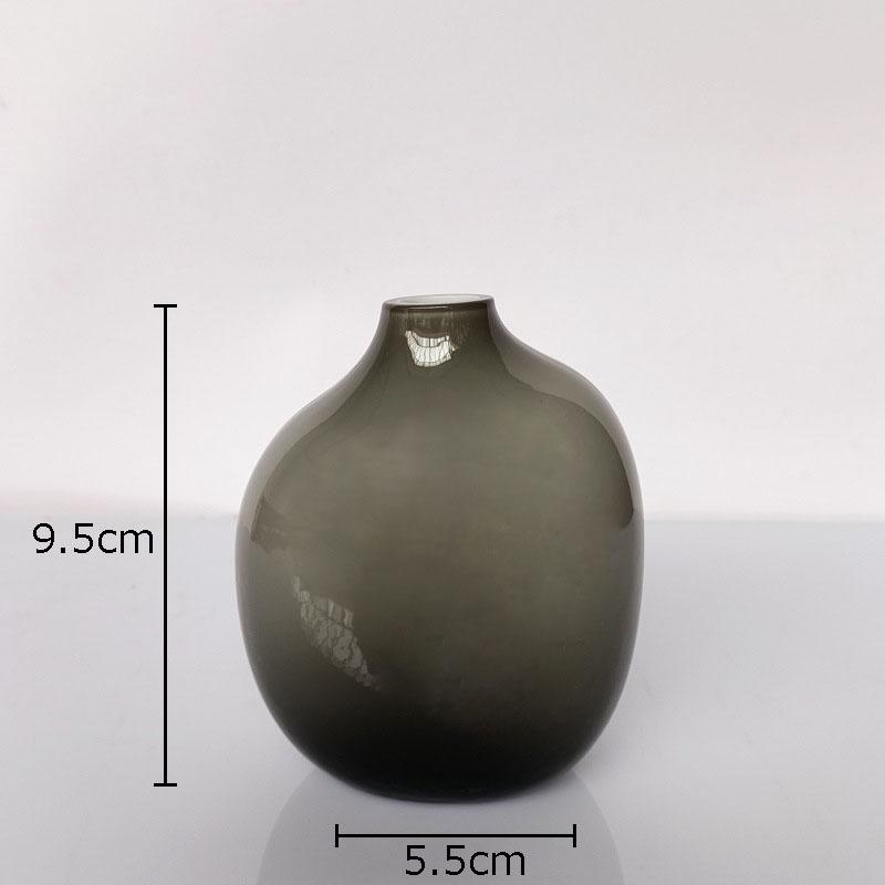 

Creative Circular Glass Vase Desk Decoration Hydroponics Flower Pots Decorative Flower Arrangement Modern Decor Floral Vases