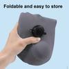Inflatable U-shaped Pillow with Self-filled Design Built-in Air Pump Lightweight Portable Neck Support