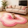 Irregular Shape Bedroom Decor Large Carpet ThickEN Plush Lounge Rug Dopamine Color Carpets for Living Room Fluffy Soft Floor Mat