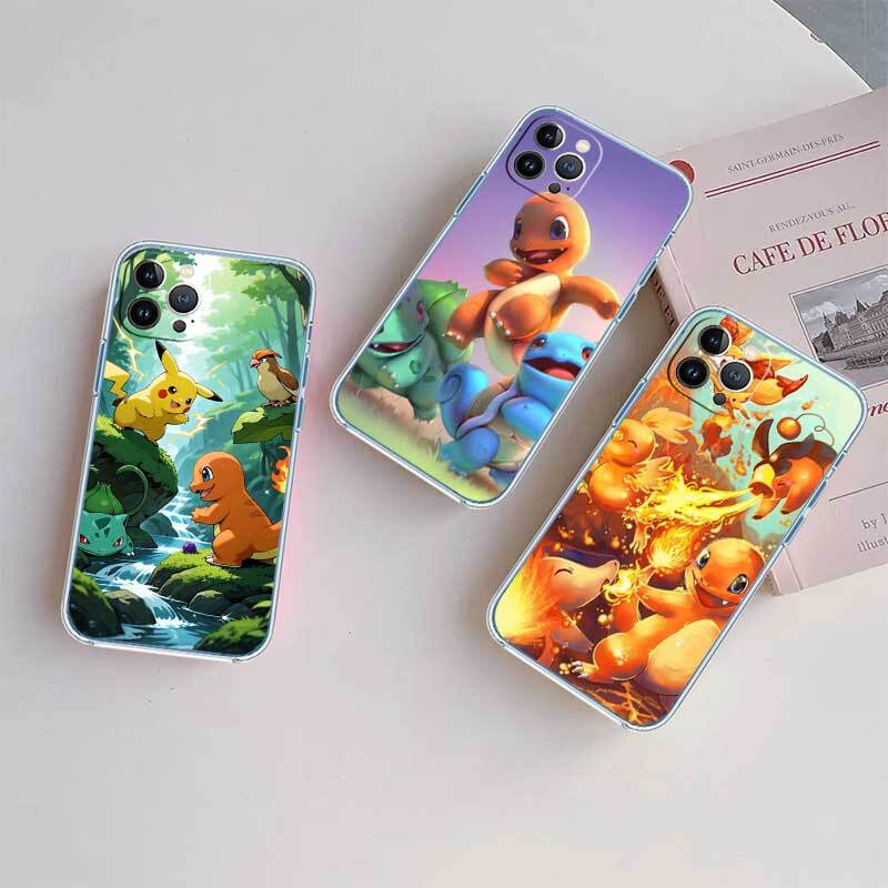 Pokemon Case for Motorola E7 E22 E20 E13 E15 E22S E30 E40 G10 G20 G04 G22 G23 G05 G75 G35 G55 G6 G7 G8 G9 Plus Power Play